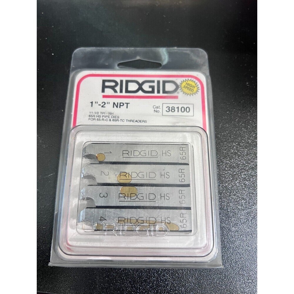 RIDGID 1"- 2" NPT Alloy Steel Pipe Dies 38100 - 1 Pack